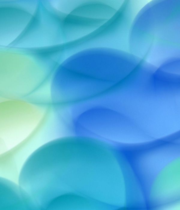 Abstract representation of balance between mind and body with soft shapes